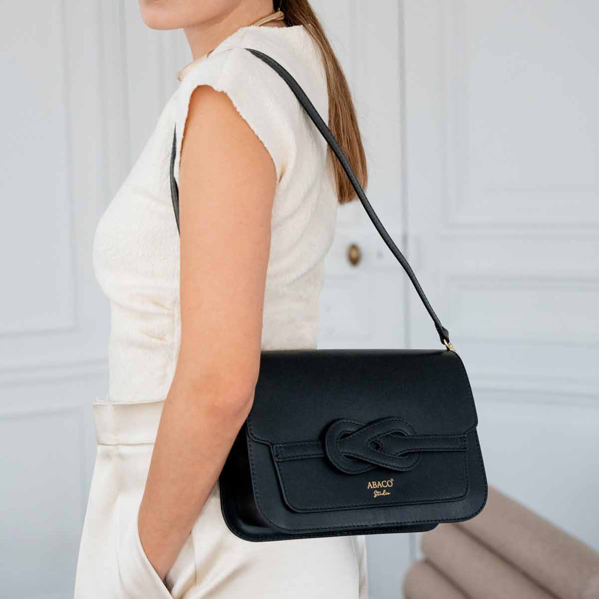 Bolso de hombro Amber - Negro
