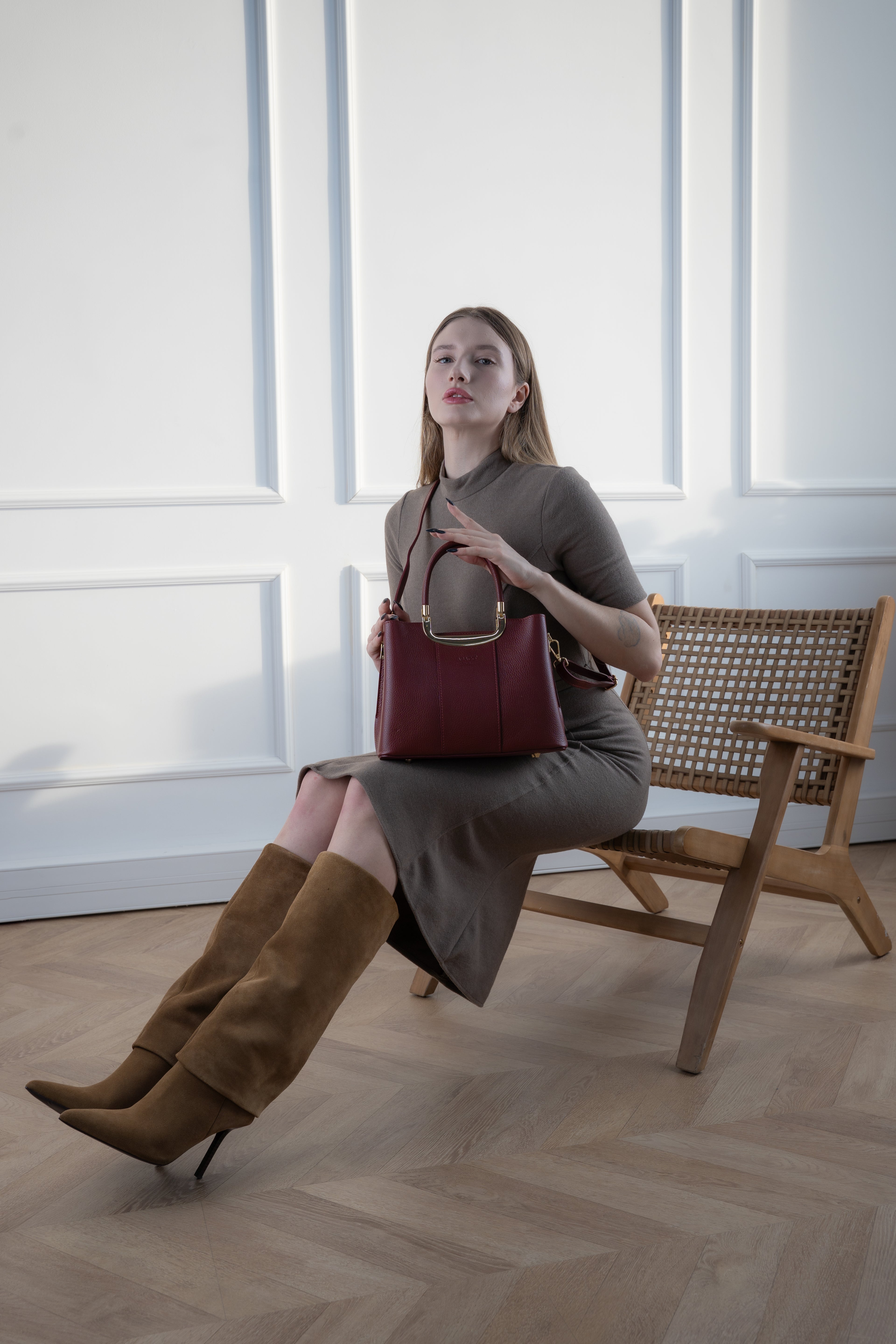 Sac à Bandoulière - Olivia - Bordeaux
