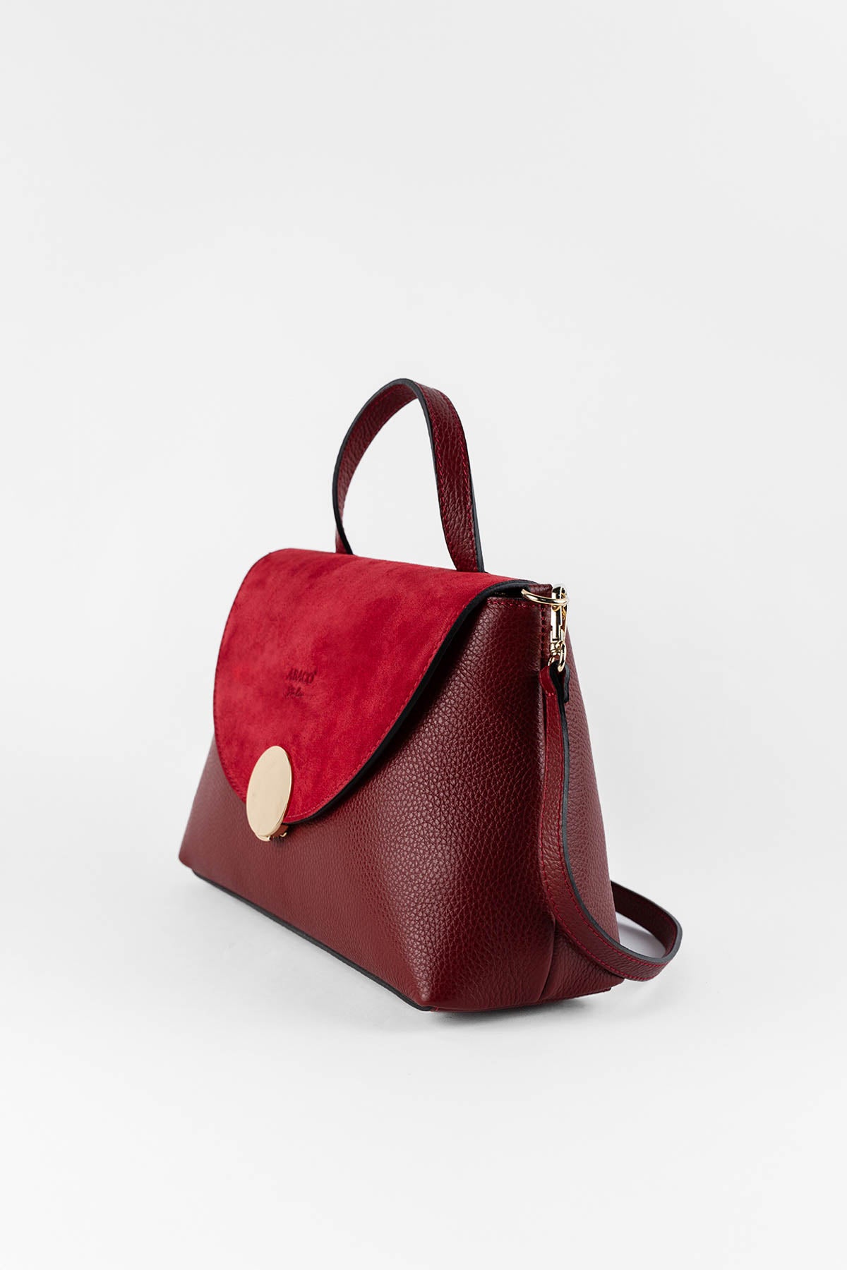 Bolso de hombro Row - Burdeos
