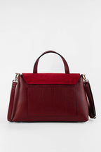 Bolso de hombro Row - Burdeos