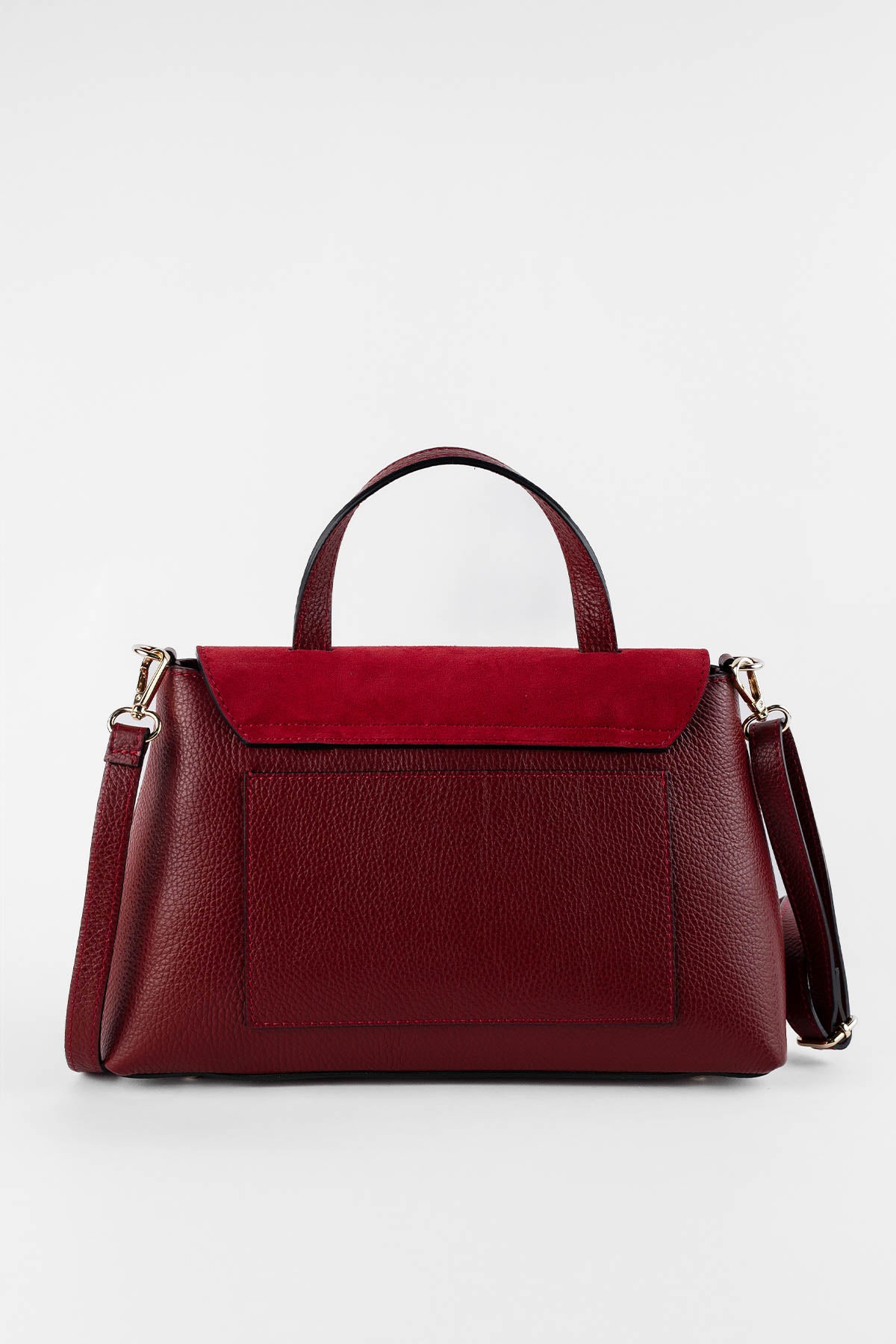 Bolso de hombro Row - Burdeos