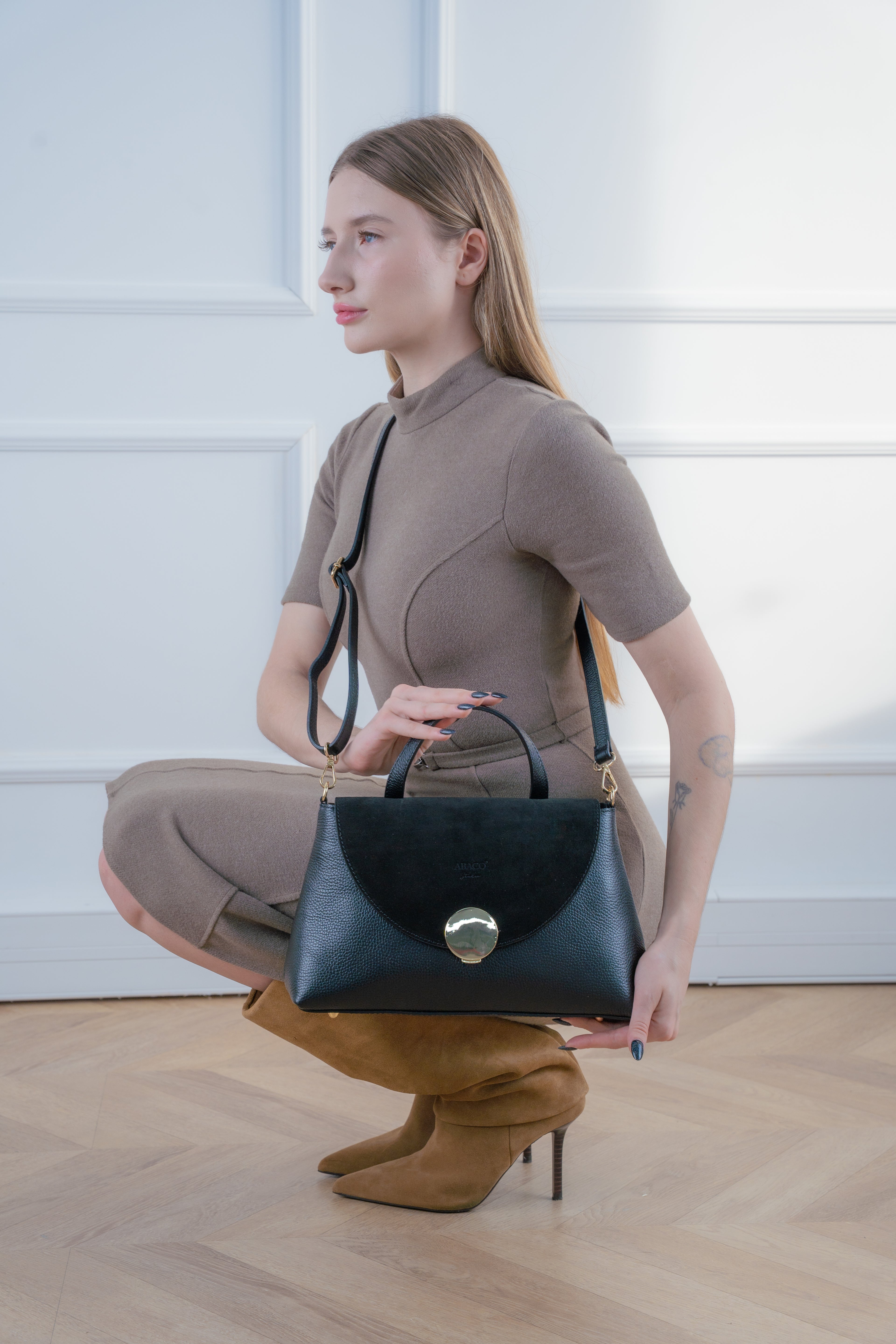 Sac à Bandoulière - Row - Noir