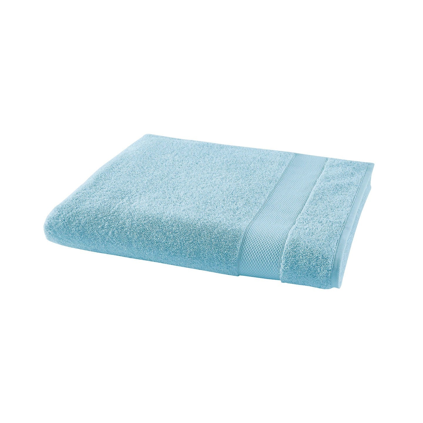 Éponge Unie - Drap de Bain - Bleu