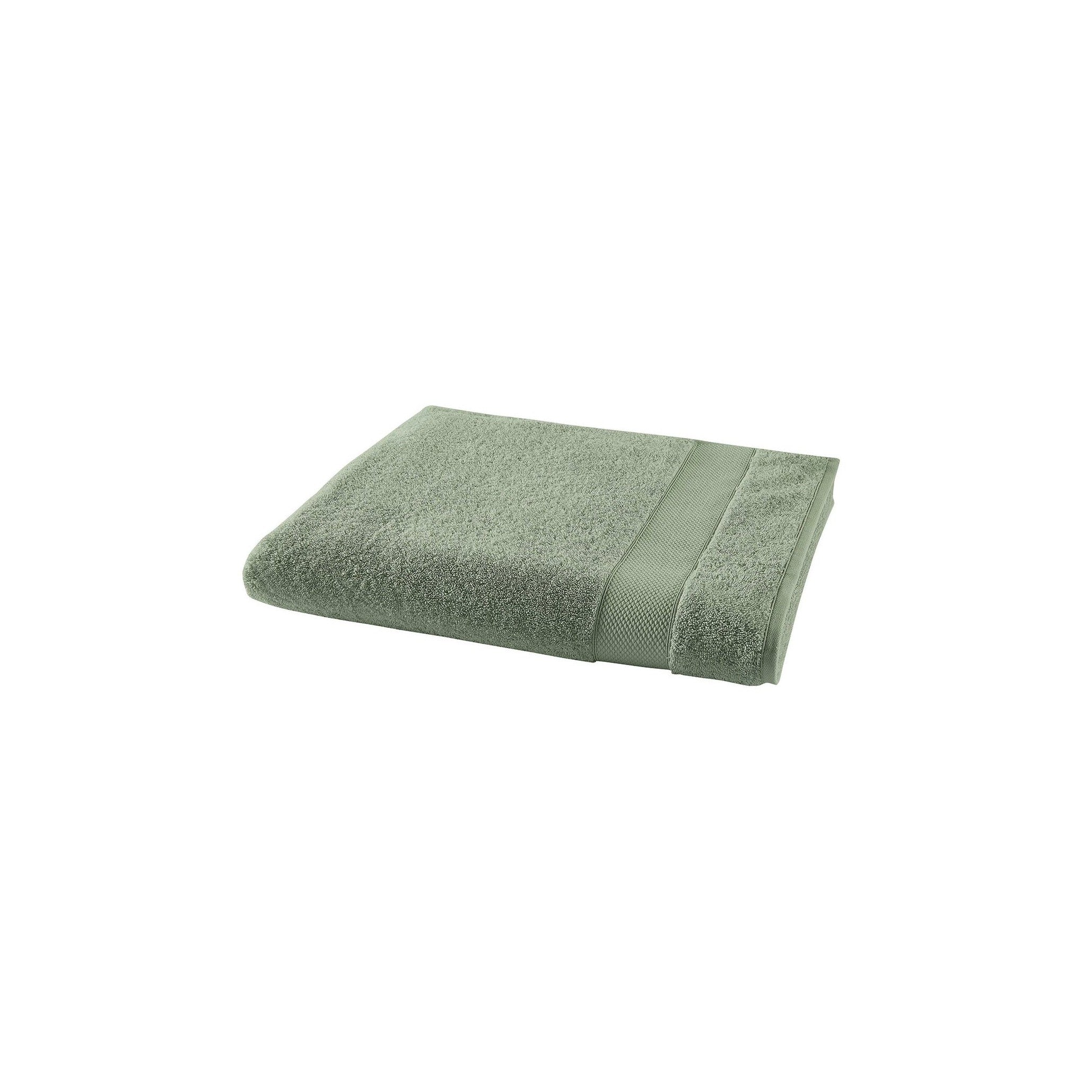 Éponge Unie - Drap de Bain - Vert Kaki