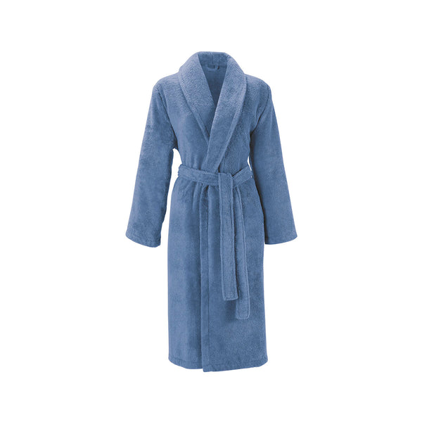 Éponge Unie - Peignoir - Bleu Jeans
