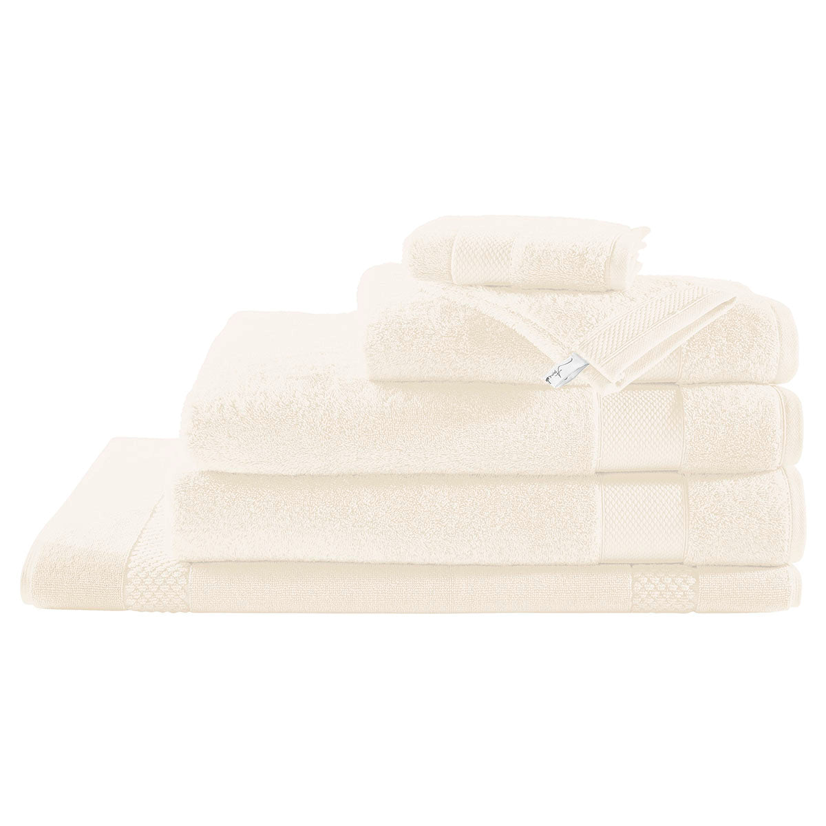 Éponge Unie - Drap de Bain - Crème