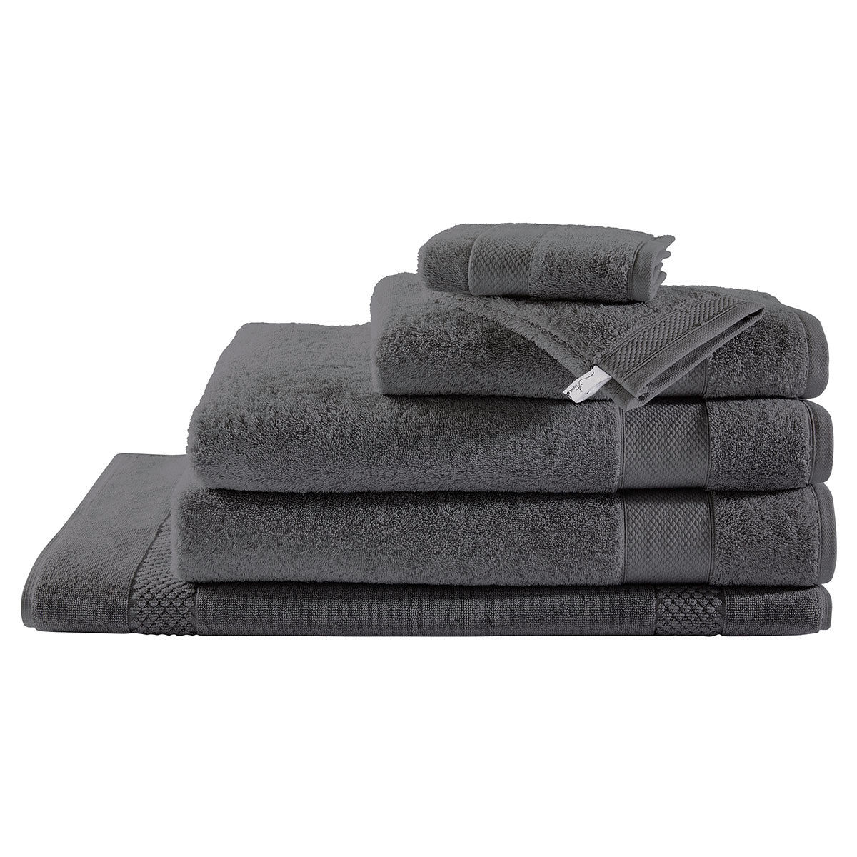 Plain Terry - Bath Towel - Anthracite