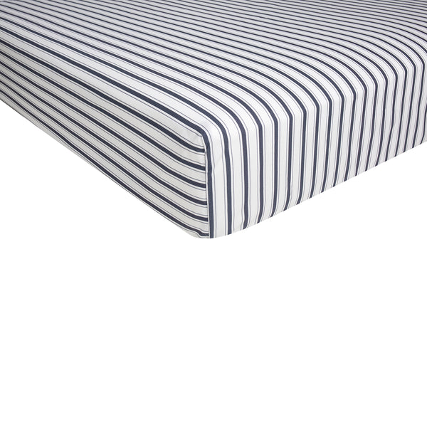 4 Continents - Drap Housse - Blanc/Bleu