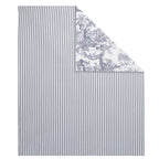 4 Continents - Housse de Couette - Blanc/Bleu