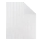 Satin Uni Jacquard - Housse de Couette - Blanc