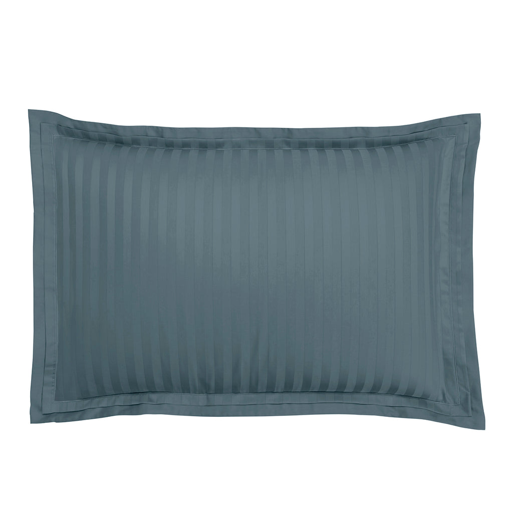 Satin Uni Jacquard - Pillowcase - Mineral