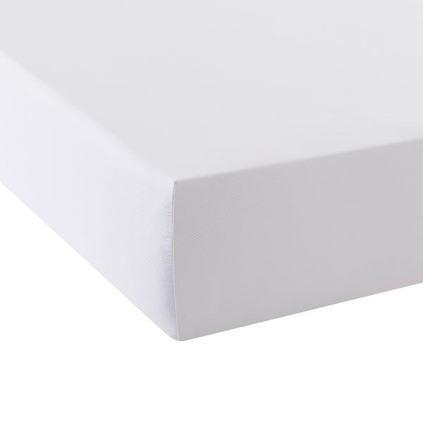 Bord de Mer - Drap Housse - Blanc/Blanc