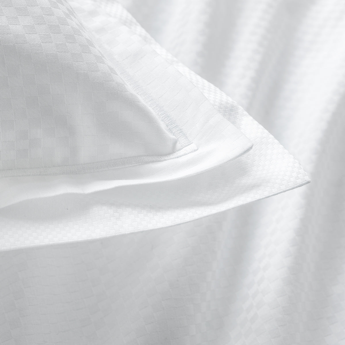 Bord de Mer - Funda de Almohada - Blanco/Blanco