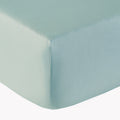 Percale Unie - Sábana bajera - Verde agua