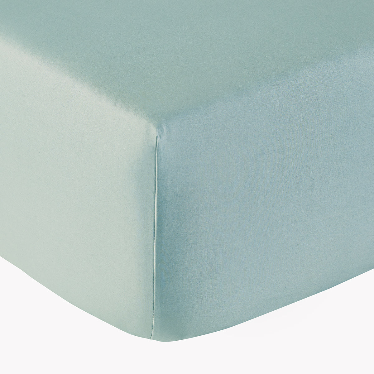 Percale Unie - Sábana bajera - Verde agua