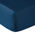 Percale Unie - Sábana Bajera - Bleu Nuit