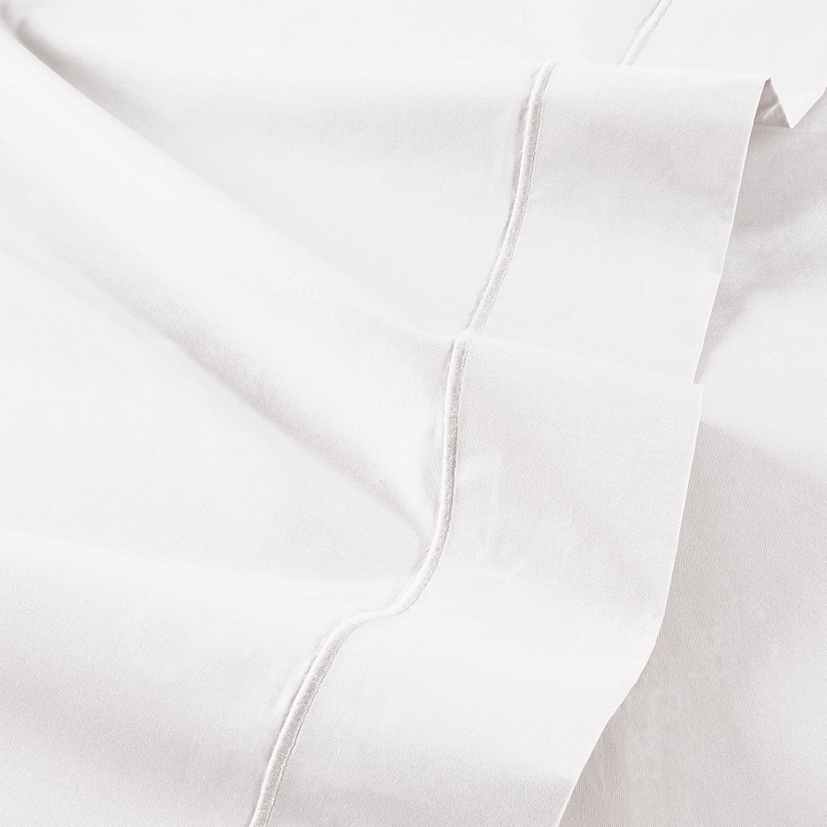 Percale Unie - Drap Plat - Blanc