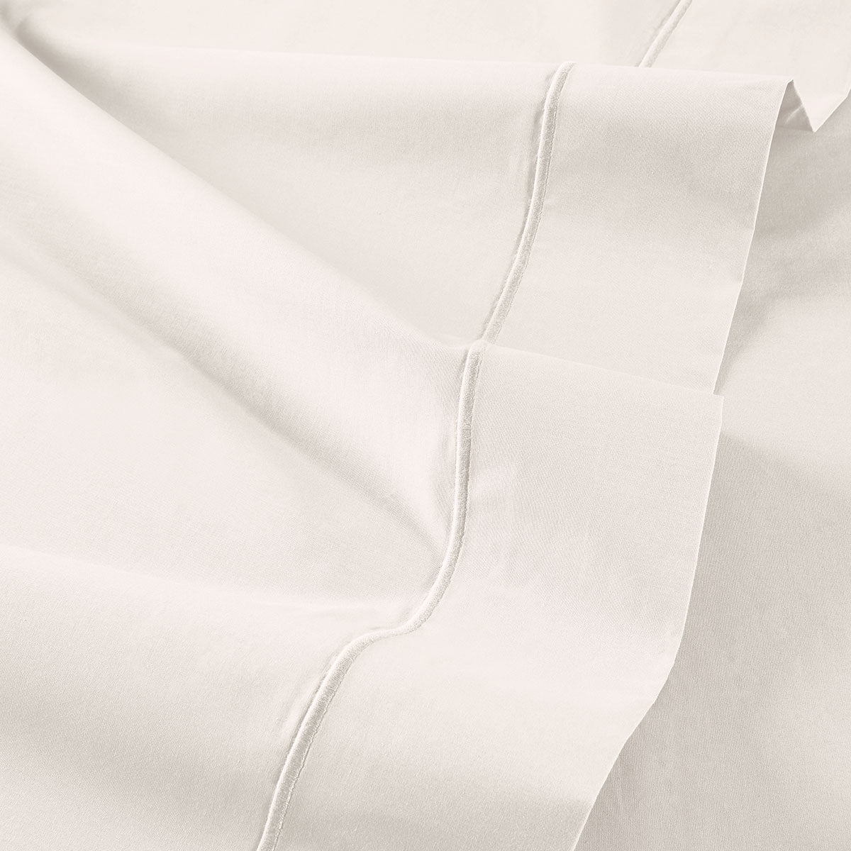 Percale Unie - Drap Plat - Ivoire