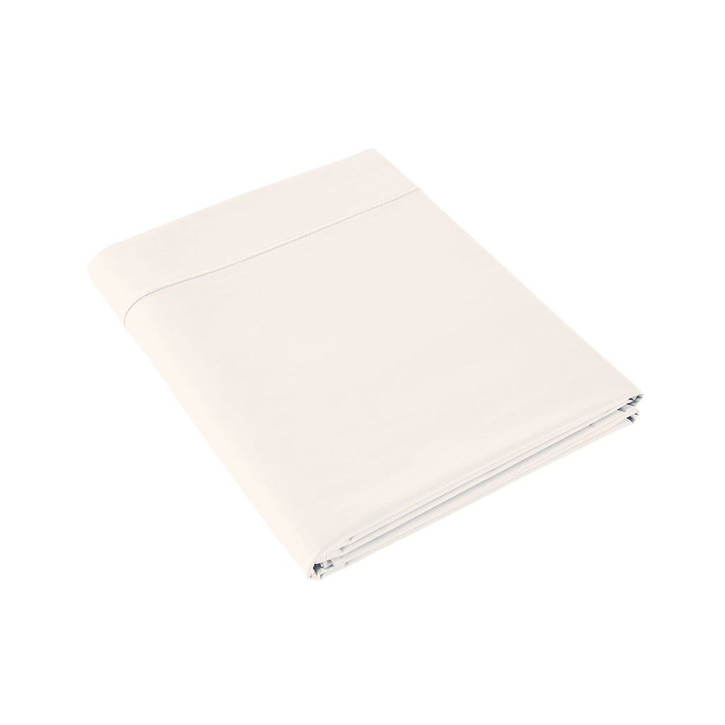 Percale Unie - Drap Plat - Ivoire
