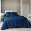 Percale Unie - Housse de Couette - Bleu Nuit