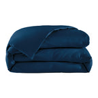 Percale Unie - Housse de Couette - Bleu Nuit