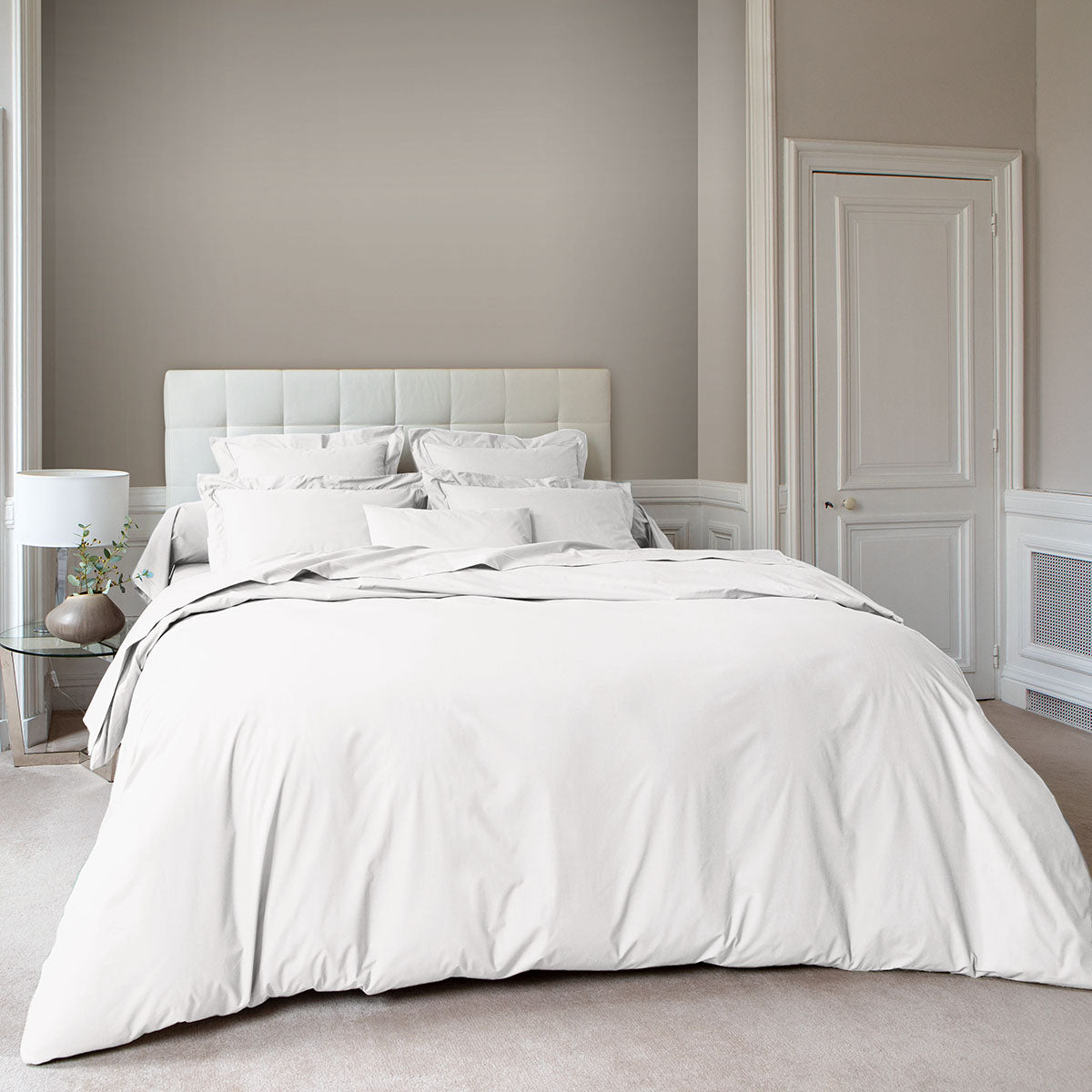 Percale Unie - Funda Nórdica - Blanco