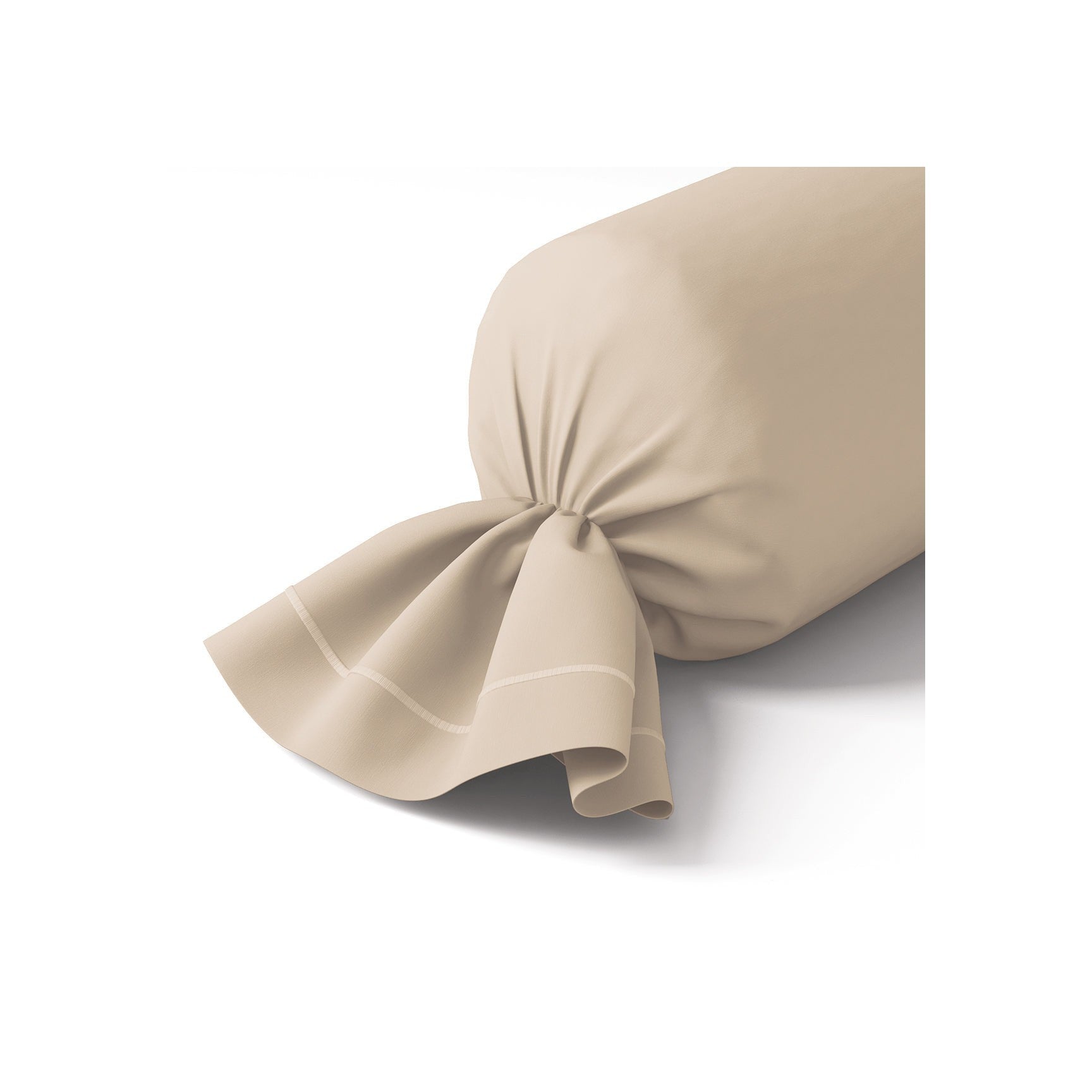 Percale Unie - Taie de Traversin - Beige