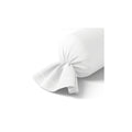Percal Liso - Funda de Almohada Cilíndrica - Blanco