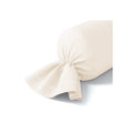 Percale Unie - Funda de Almohada Cilíndrica - Marfil