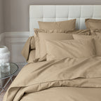 Percale Unie - Funda de Almohada - Beige