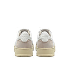 Autry Medalist Leather Low Blanco Ante Beige - Blanco