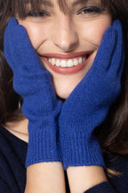 4-Ply Roc Gloves - Outremer - 100% 4-Ply Cashmere - Jersey