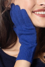 4-Ply Roc Gloves - Outremer - 100% 4-Ply Cashmere - Jersey