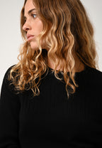 Pull Col Rond - Daria - Noir