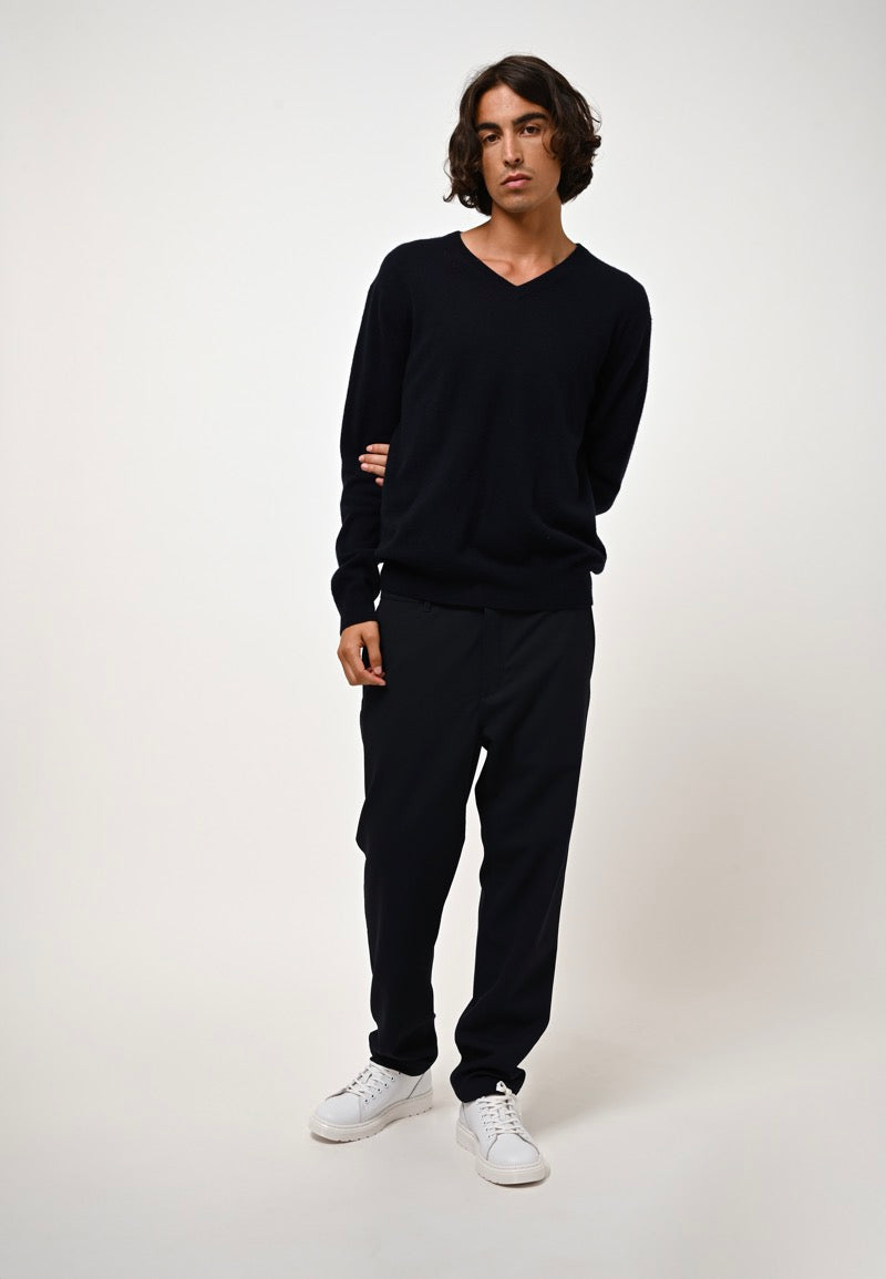 Pull Col V - Agel - Navy