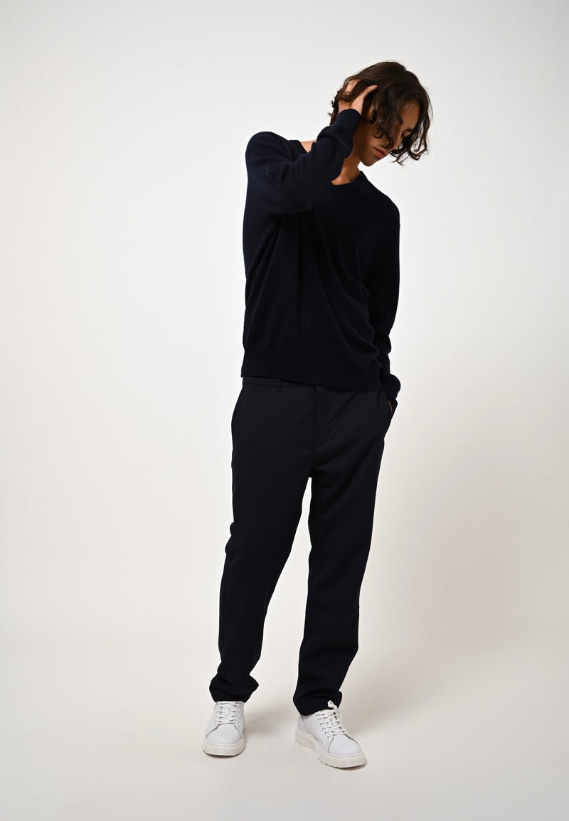 Pull Col V - Agel - Navy