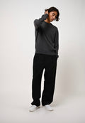 Pull Col Rond - Aiglière - Anthracite Chiné