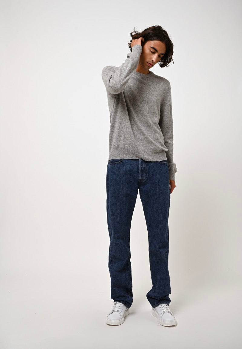 Round-Neck Jumper - Aiglière - Cloudy Marl