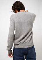 Round-Neck Jumper - Aiglière - Cloudy Marl