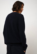 Pull Col Rond - Aiglière - Navy
