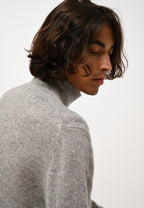 Roll-Neck Jumper - Bange - Marl Cloud