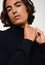 Roll Neck Jumper - Bange - Navy
