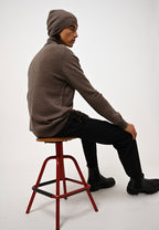 Roll-Neck Jumper - Bange - Taupe Marl