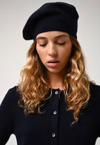 Cardigan Col Rond - Caron - Navy