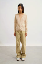 V-Neck Cardigan - Chalais - Sand
