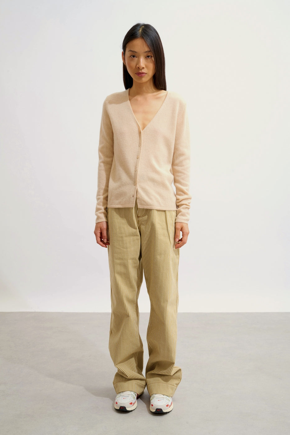 V-Neck Cardigan - Chalais - Sand