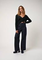 V-Neck Cardigan - Chalais - Cypress