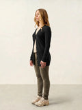 Cardigan Col V - Cimet - Noir