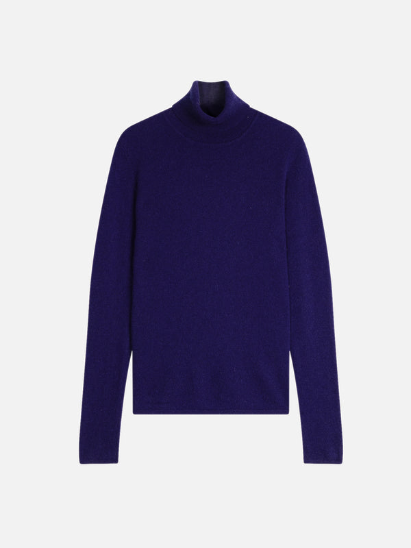 Pull Col Roulé - Bise - Purple