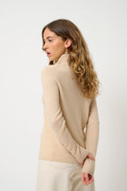 Pull Col Roulé - Bise - Sable